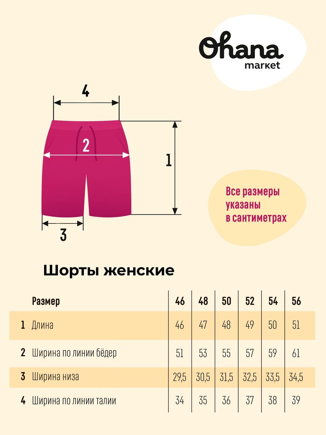 Шорты женские, желто-зеленый
